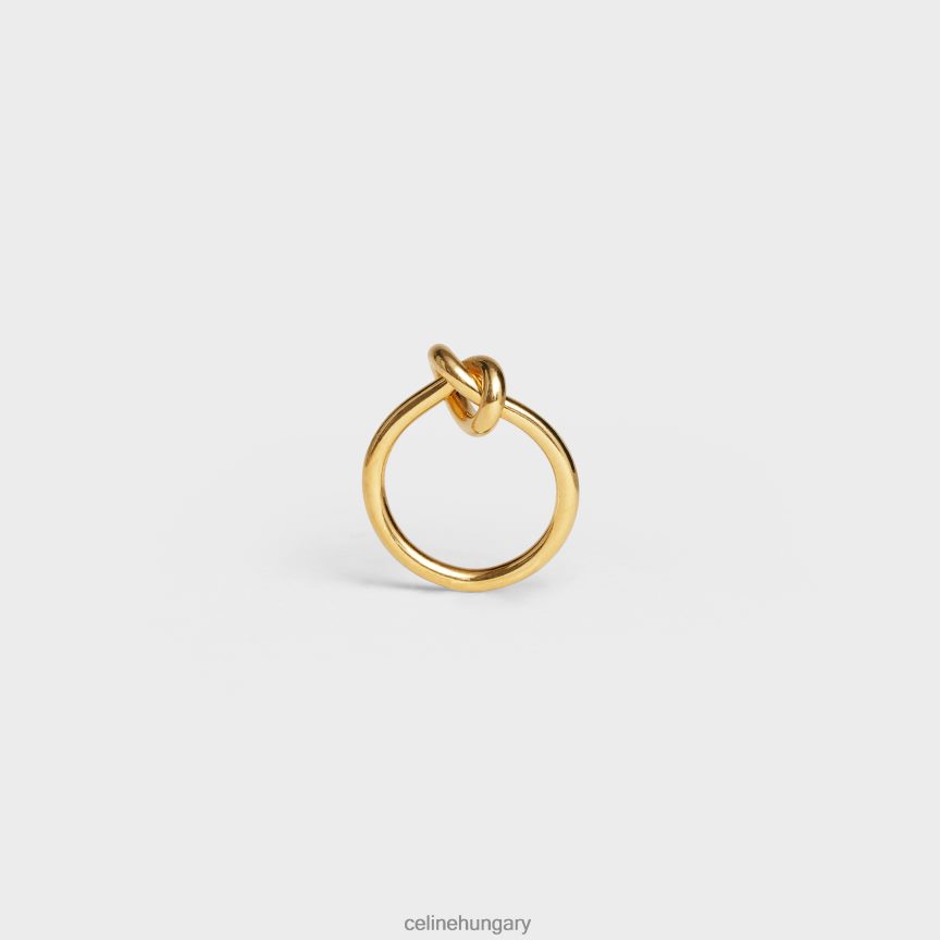 kiegészítők CELINE sárgaréz csomógyűrű, bevonattal Arany nők J6P4881375