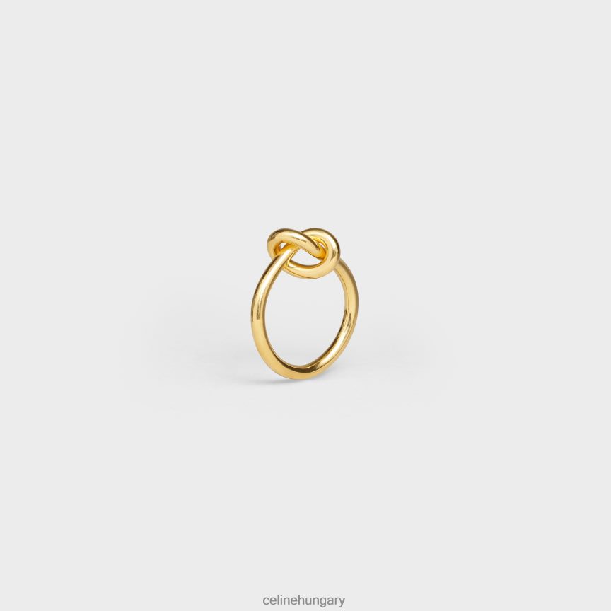 kiegészítők CELINE sárgaréz csomógyűrű, bevonattal Arany nők J6P4881375