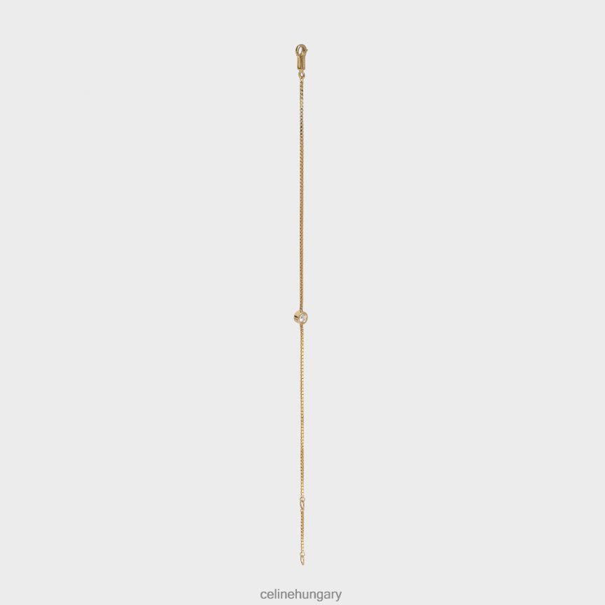 kiegészítők CELINE szentimentális briliáns gyémánt karkötő sárga arany és fehér nők J6P4881401