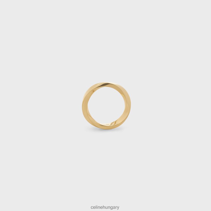 kiegészítők CELINE torziós gyűrű be sárga arany nők J6P4881411