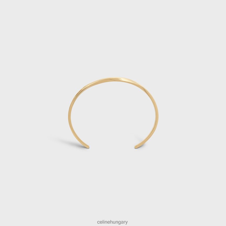 kiegészítők CELINE torziós karkötő be sárga arany nők J6P4881406