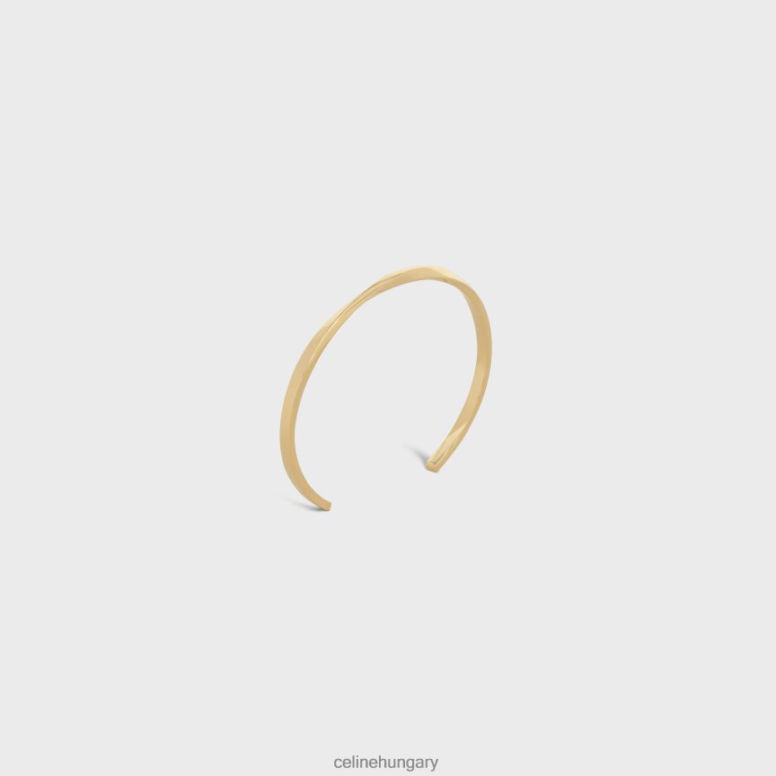 kiegészítők CELINE torziós karkötő be sárga arany nők J6P4881406