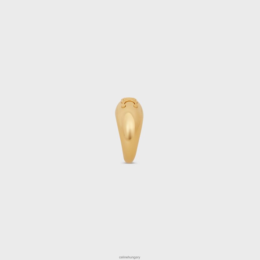 kiegészítők CELINE triomphe bold gyűrű sárgaréz kivitelben Arany nők J6P4881308