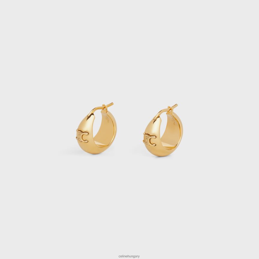 kiegészítők CELINE triomphe bold karika sárgaréz kivitelben Arany nők J6P4881307