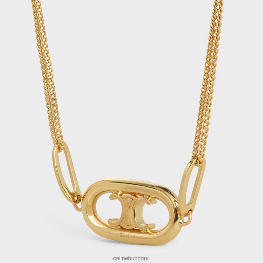 kiegészítők CELINE triomphe karkötő sárgaréz kivitelben Arany nők J6P4881316
