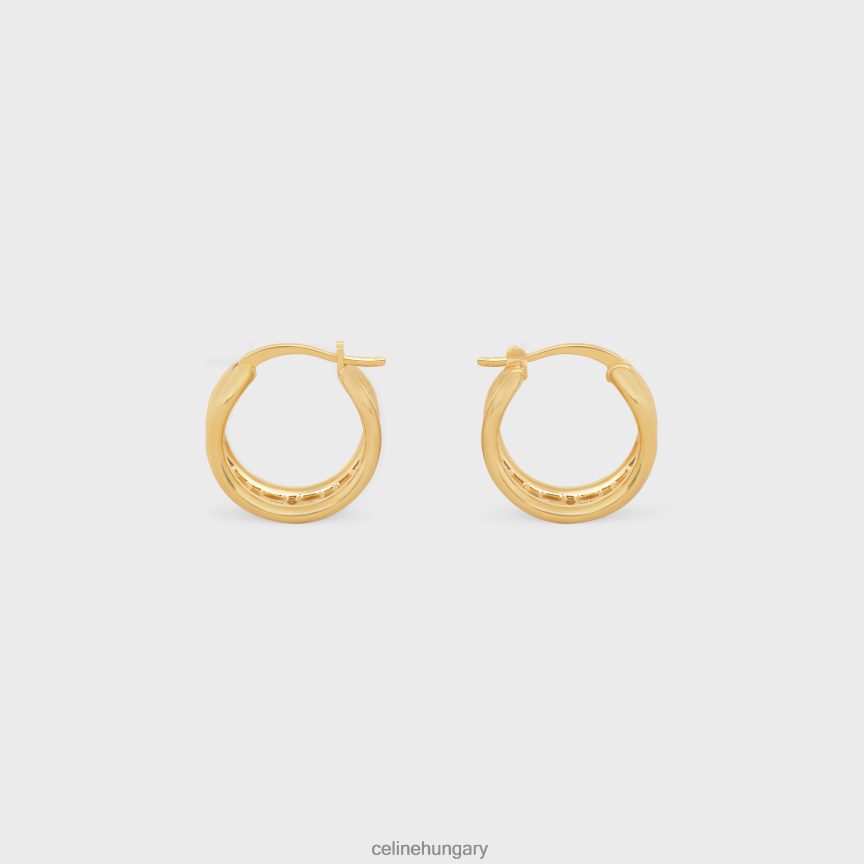 kiegészítők CELINE triomphe multi karika sárgaréz felülettel Arany nők J6P4881318