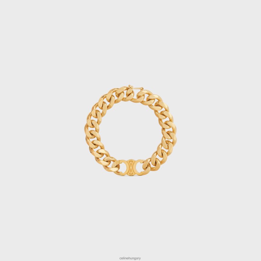 kiegészítők CELINE triomphe ínyenc karkötő sárgaréz kivitelben Arany nők J6P4881311