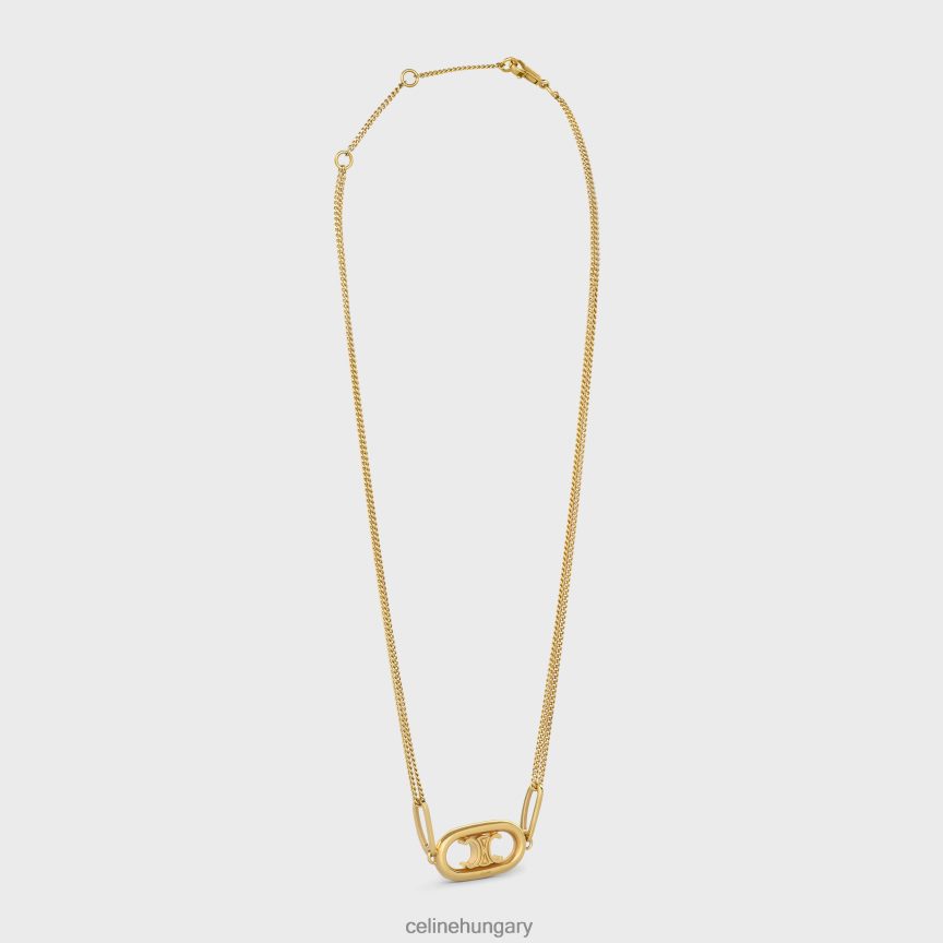 kiegészítők CELINE triumph nyaklánc sárgarézből Arany nők J6P4881315