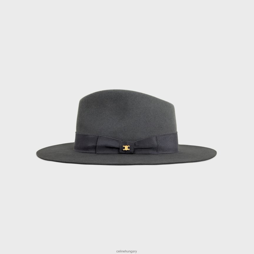 kiegészítők CELINE fedora kalap filcben gris nők J6P4881194