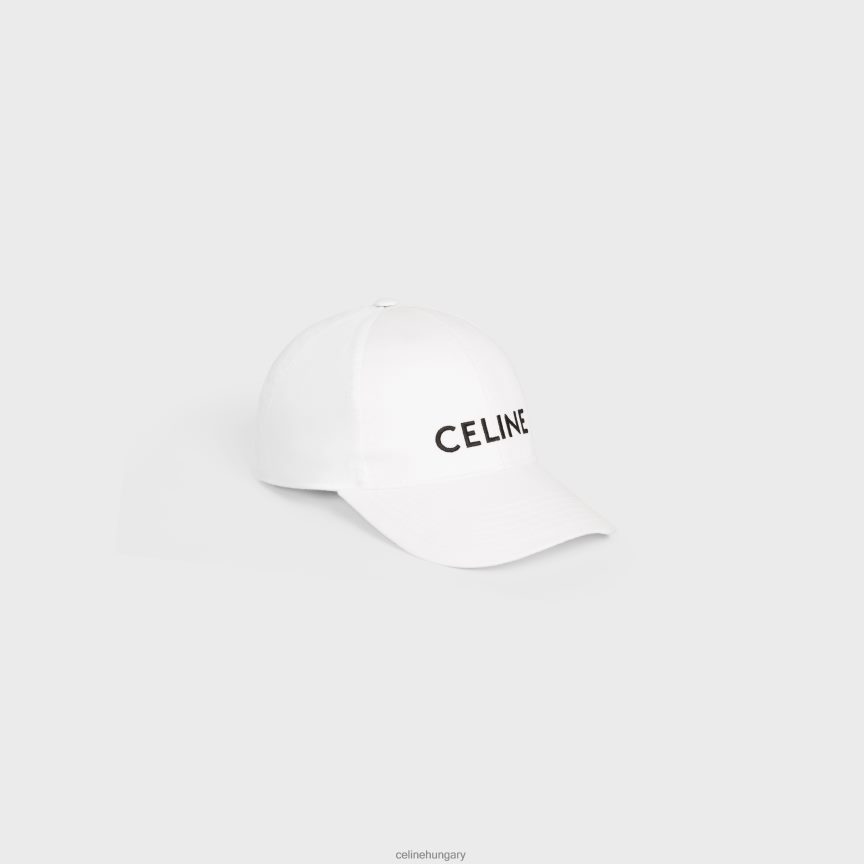 kiegészítők CELINE pamut baseball sapka fehér férfiak J6P4882240