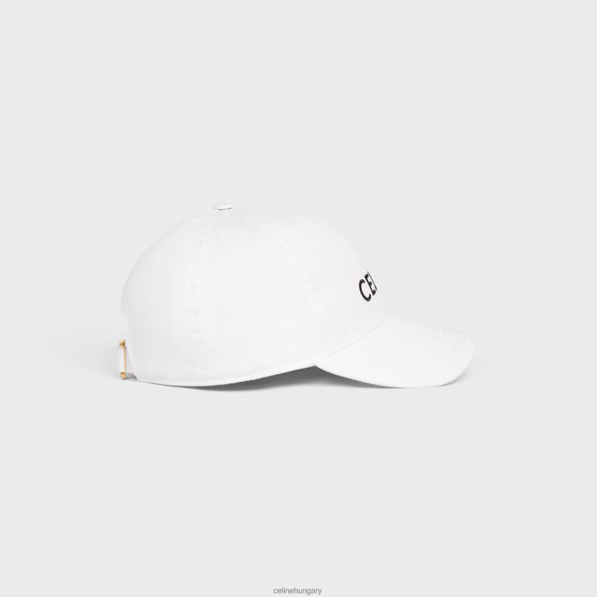 kiegészítők CELINE pamut baseball sapka fehér férfiak J6P4882240