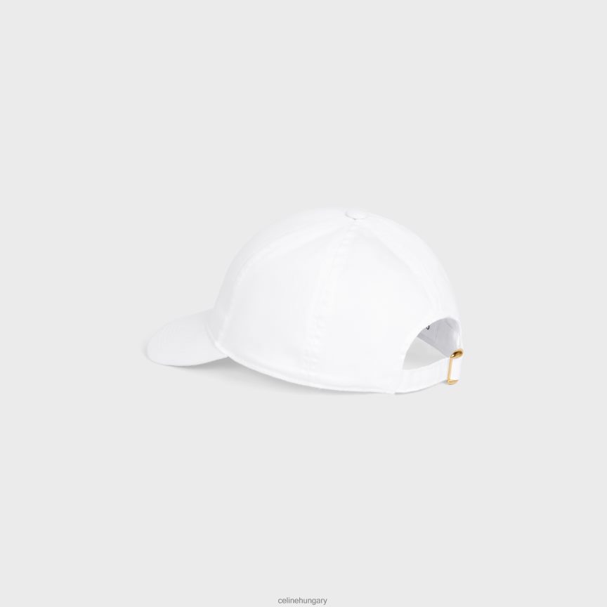 kiegészítők CELINE pamut baseball sapka fehér férfiak J6P4882240