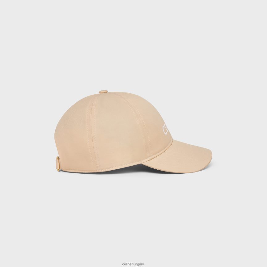 kiegészítők CELINE pamut baseball sapka pezsgő fonce nők J6P4881164