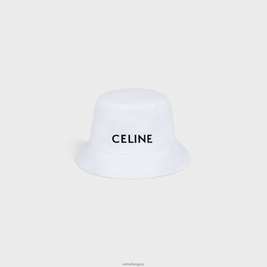 kiegészítők CELINE vödör sapka pamutból fehér férfiak J6P4882251