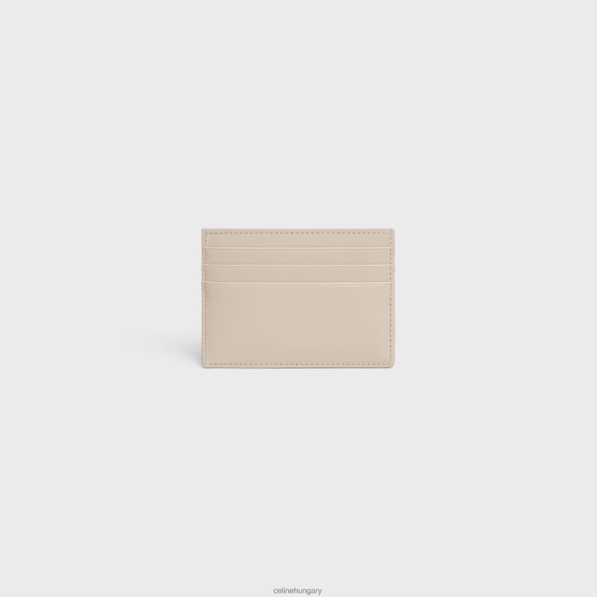 kiegészítők CELINE triomphe kártyatartó fényes borjúbőrből könnyű kő nők J6P488419