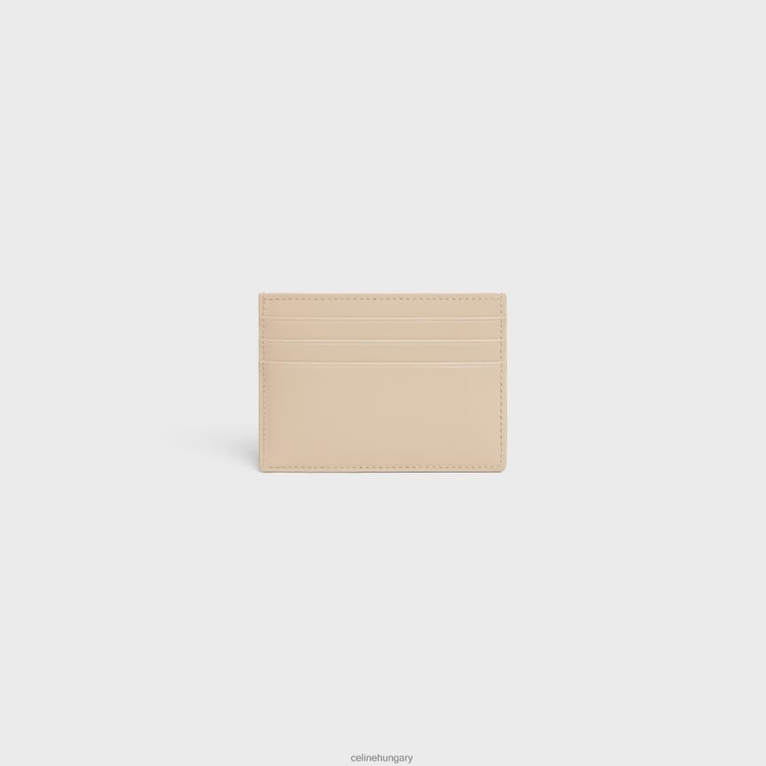 kiegészítők CELINE triomphe kártyatartó fényes borjúbőrből meztelen nők J6P488489
