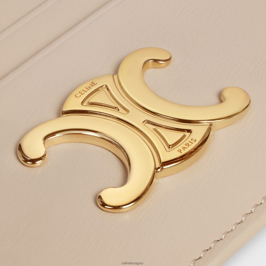 kiegészítők CELINE triomphe kártyatartó fényes borjúbőrből meztelen nők J6P488489