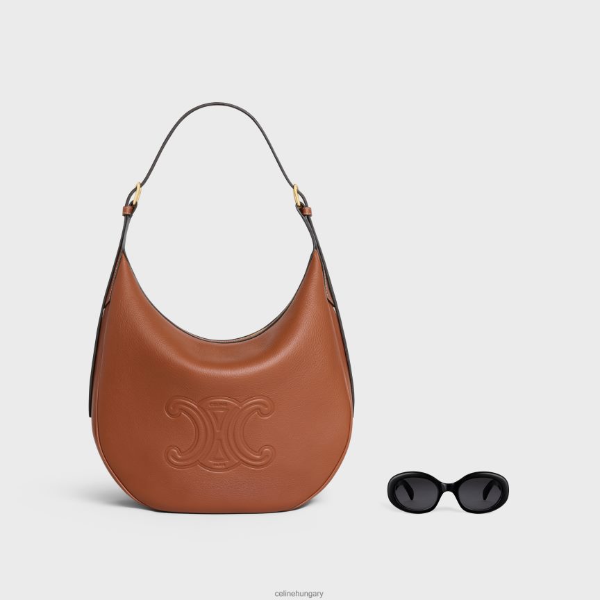 kiegészítők CELINE Heloise cuir triomphe táska rugalmas borjúbőrből Cser nők J6P48834