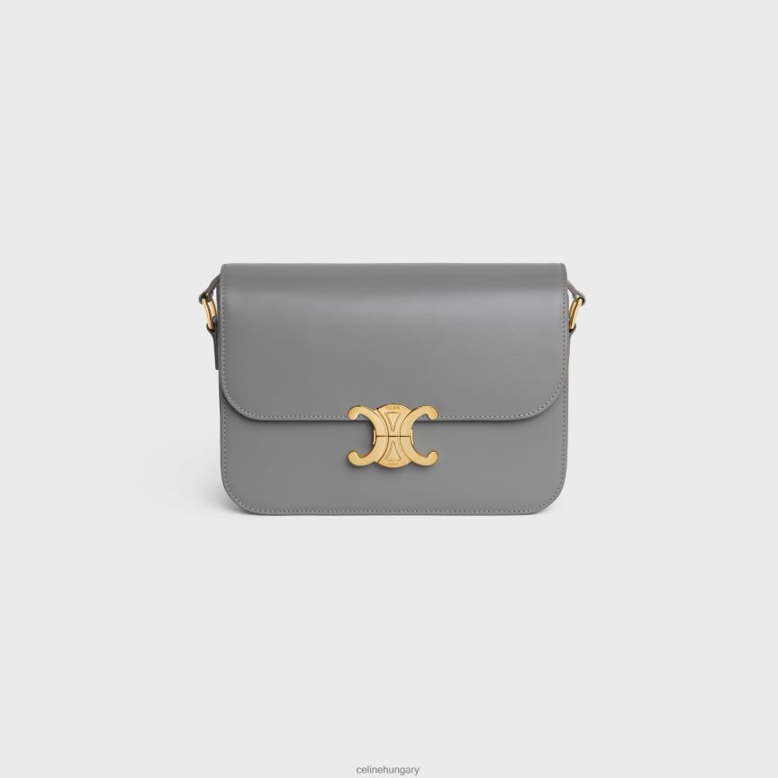 kiegészítők CELINE Klasszikus triomphe táska fényes borjúbőrből cink nők J6P48843