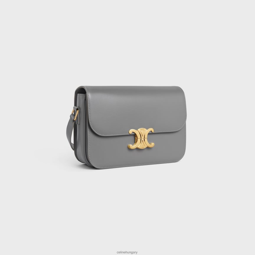 kiegészítők CELINE Klasszikus triomphe táska fényes borjúbőrből cink nők J6P48843