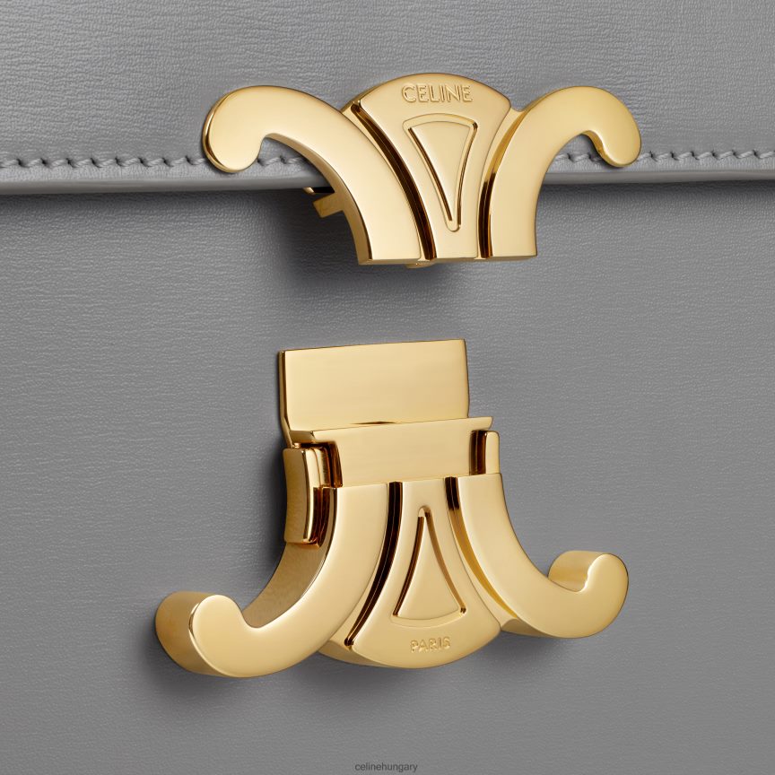 kiegészítők CELINE Klasszikus triomphe táska fényes borjúbőrből cink nők J6P48843