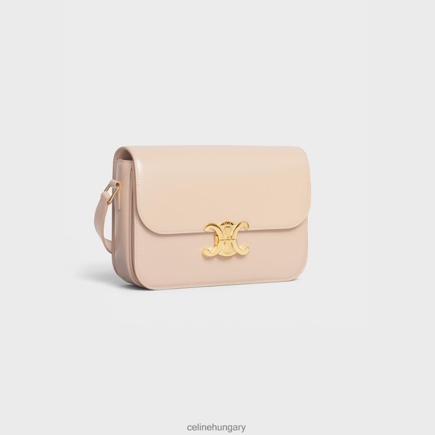 kiegészítők CELINE Klasszikus triomphe táska fényes borjúbőrből meztelen nők J6P48893