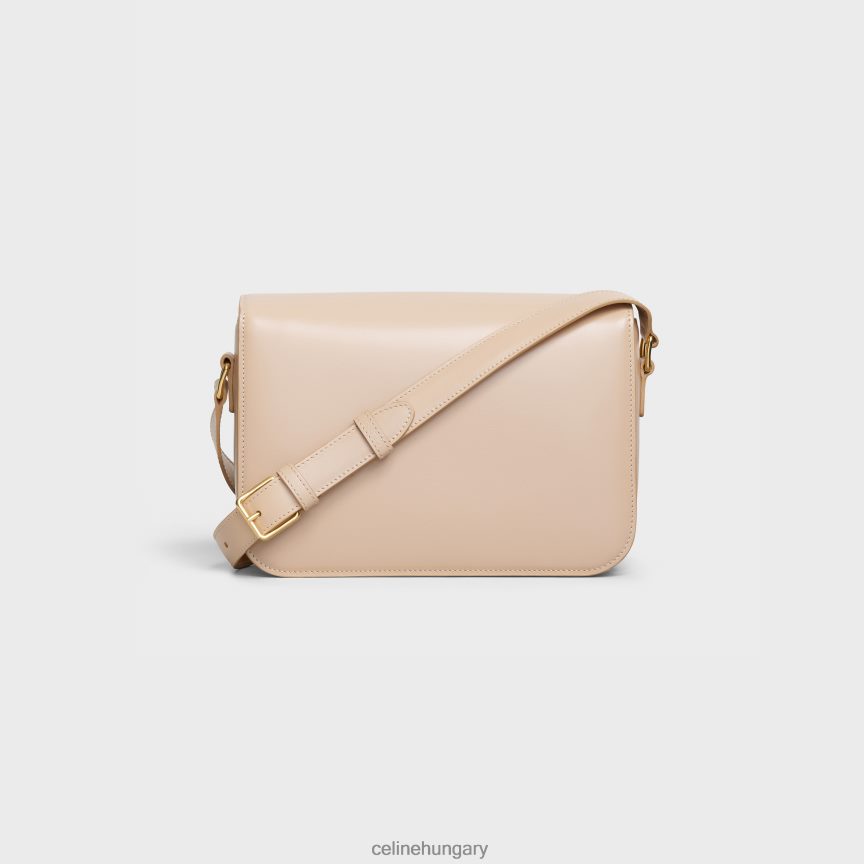 kiegészítők CELINE Klasszikus triomphe táska fényes borjúbőrből meztelen nők J6P48893