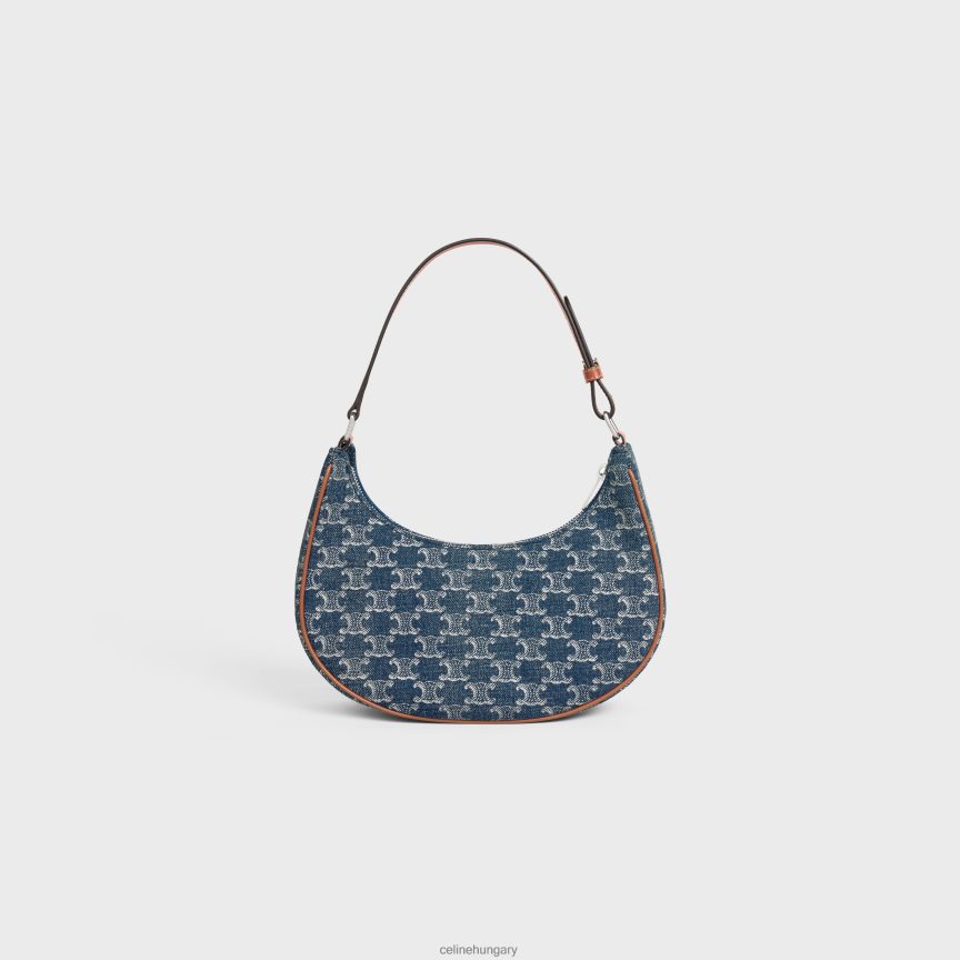 kiegészítők CELINE ava táska farmerből, triumfával és borjúbőrrel farmer/ezüst nők J6P48863