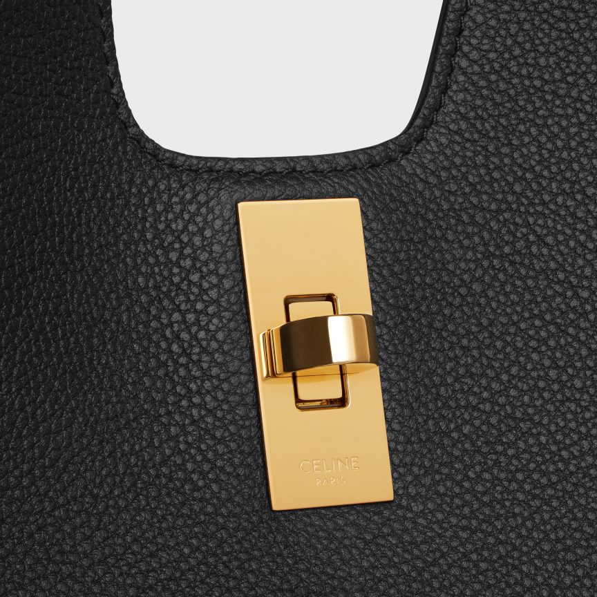 kiegészítők CELINE cabas 16 rugalmas szemcsés borjúbőrben fekete nők J6P48869