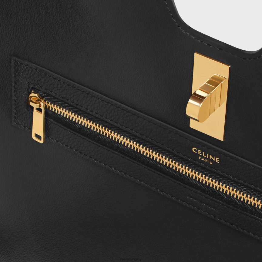 kiegészítők CELINE cabas 16 rugalmas szemcsés borjúbőrben fekete nők J6P48869