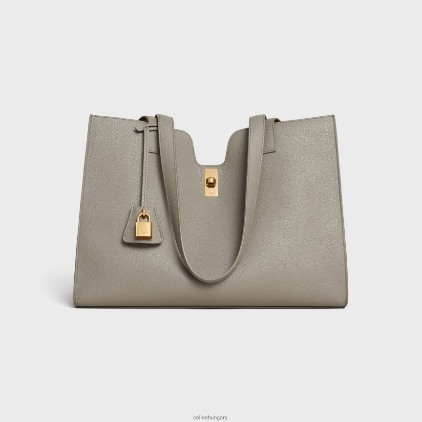 kiegészítők CELINE cabas 16 rugalmas szemcsés borjúbőrben kavics nők J6P488149