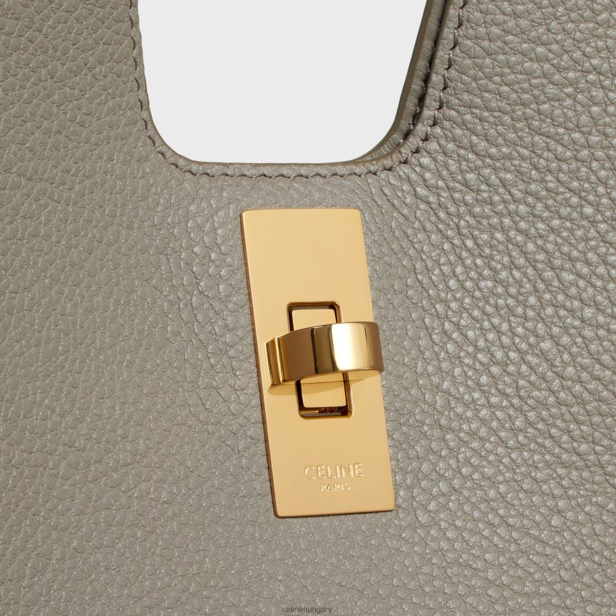 kiegészítők CELINE cabas 16 rugalmas szemcsés borjúbőrben kavics nők J6P488149