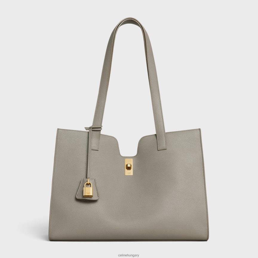 kiegészítők CELINE cabas 16 rugalmas szemcsés borjúbőrben kavics nők J6P488149