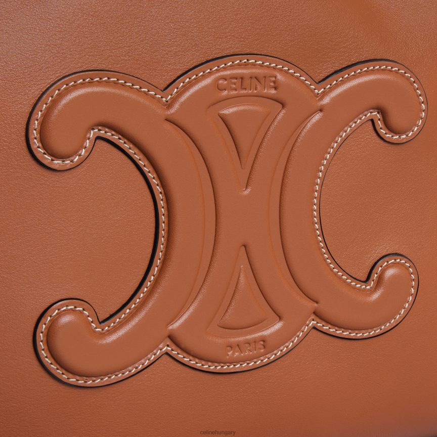 kiegészítők CELINE cabas húzózsinór cuir triomphe sima borjúbőrből Cser nők J6P488197
