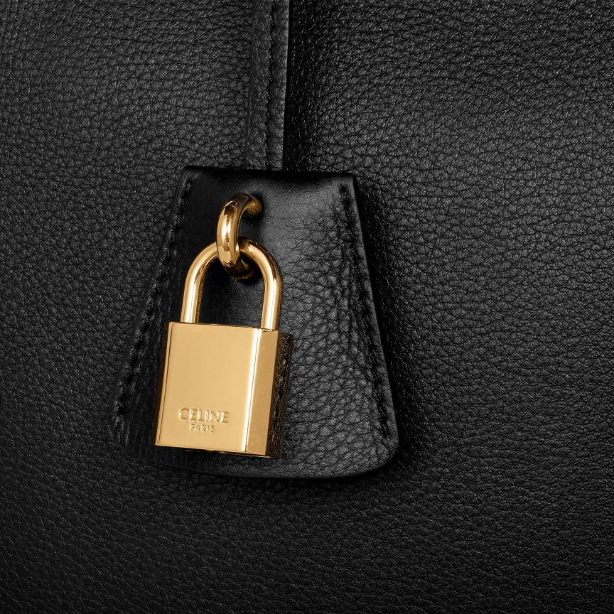kiegészítők CELINE conti táska rugalmas borjúbőrből fekete nők J6P48875