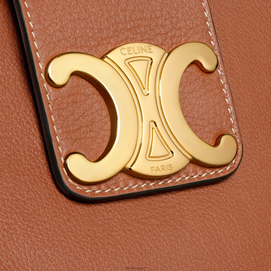 kiegészítők CELINE közepes appolin táska rugalmas borjúbőrből Cser nők J6P48873