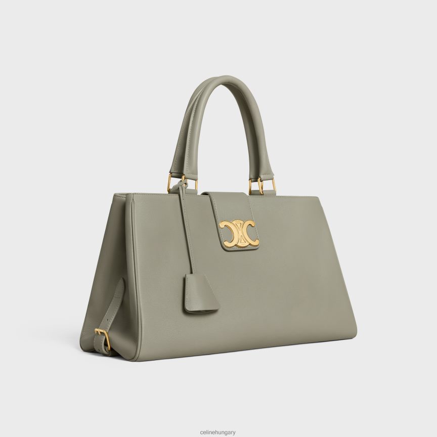 kiegészítők CELINE közepes appolin táska rugalmas borjúbőrből zöld agyag nők J6P488272