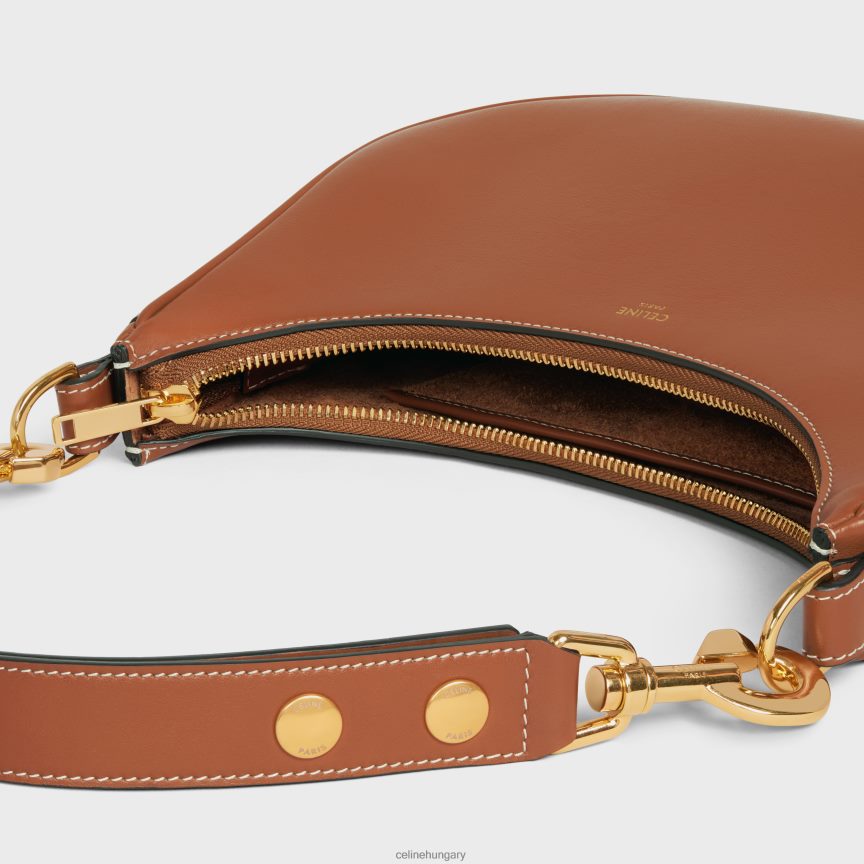 kiegészítők CELINE közepes ava pántos táska sima borjúbőrből Cser nők J6P488156