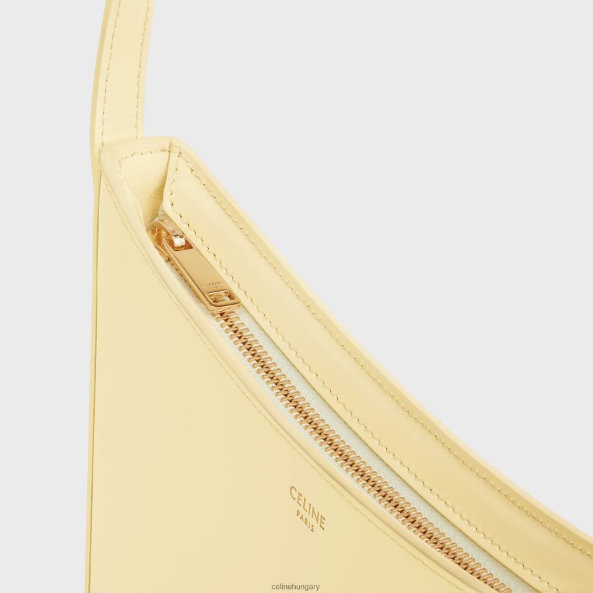 kiegészítők CELINE közepes kroktáska fényes borjúbőrből napfény nők J6P488295