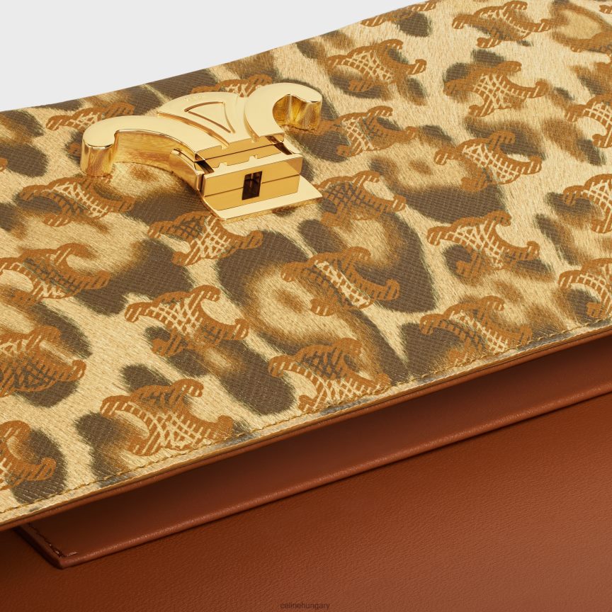 kiegészítők CELINE közepes lola táska triumph vászonban, nyomattal leopárd nők J6P48820