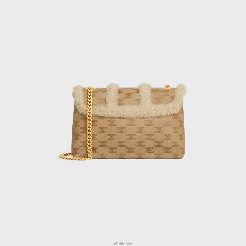 kiegészítők CELINE közepes victoire táska nyíró anyagból, végig triumfával természetes nők J6P48810