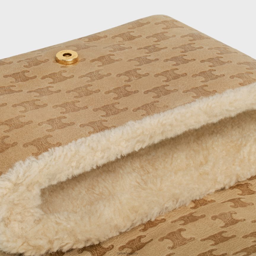 kiegészítők CELINE közepes victoire táska nyíró anyagból, végig triumfával természetes nők J6P48810