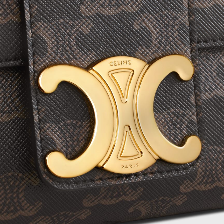 kiegészítők CELINE közepes victoire táska triomphe vászonból Cser nők J6P4887