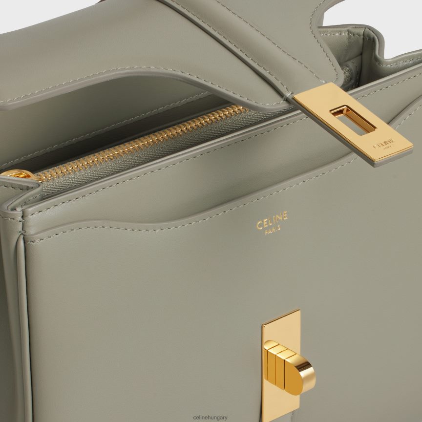 kiegészítők CELINE kis 16-os zacskó szatén borjúbőrből zöld agyag nők J6P488125