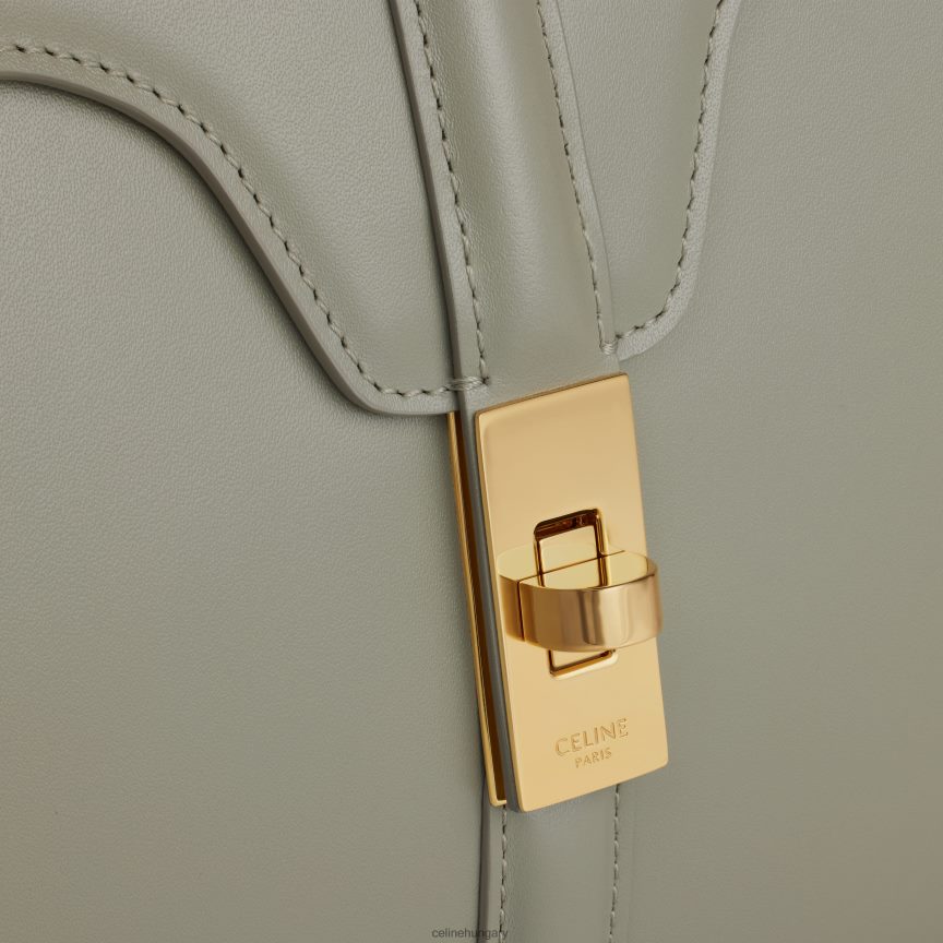 kiegészítők CELINE kis 16-os zacskó szatén borjúbőrből zöld agyag nők J6P488125