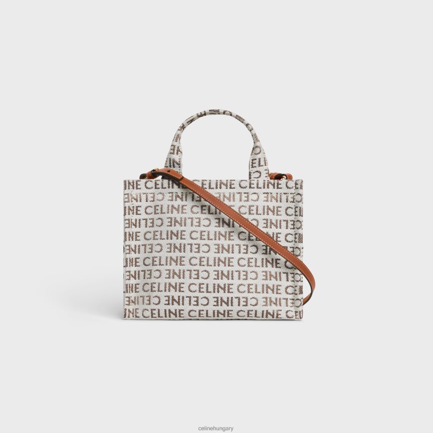 kiegészítők CELINE kis cabas thais textilből, mindenhol természetes/barna nők J6P488249