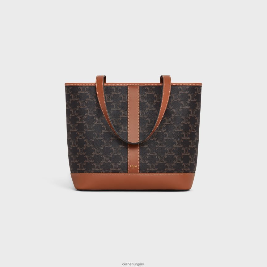 kiegészítők CELINE kis cabas triumph vászonból és borjúbőrből Cser nők J6P488215