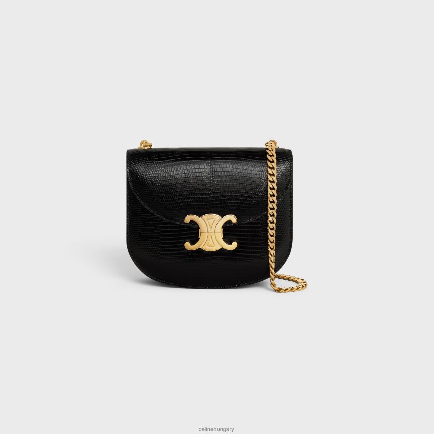 kiegészítők CELINE lánc besace clea gyíkban fekete nők J6P488171