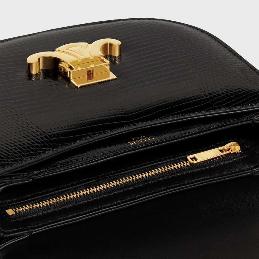 kiegészítők CELINE lánc besace clea gyíkban fekete nők J6P488171