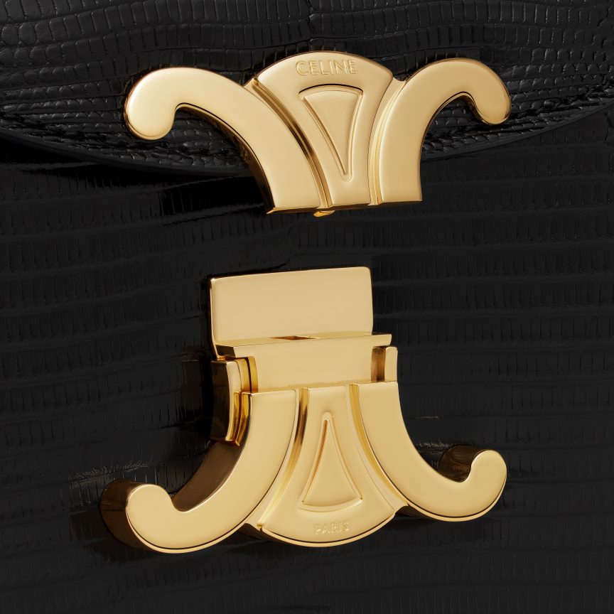 kiegészítők CELINE lánc besace clea gyíkban fekete nők J6P488171